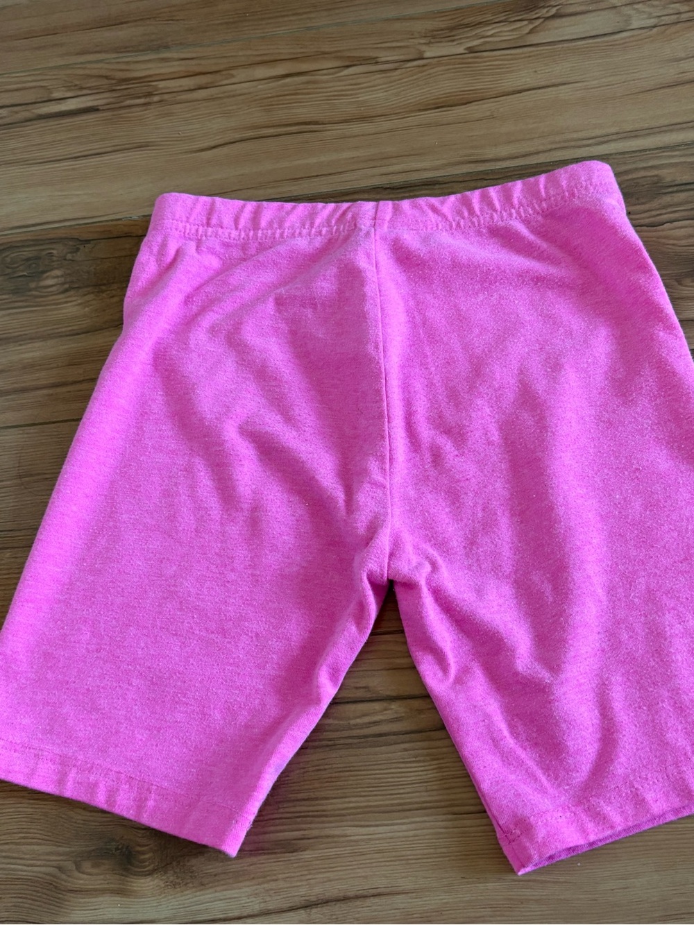 Kids Pink Stretch Bike Shorts